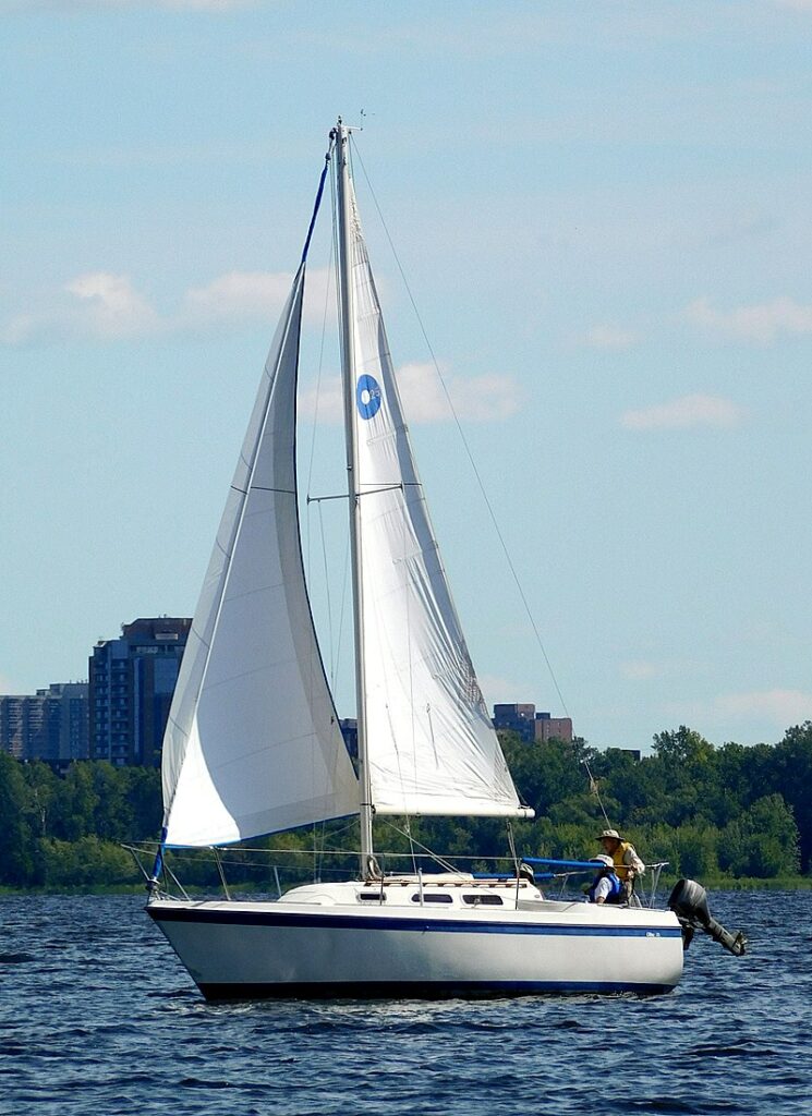 single crew sailboat