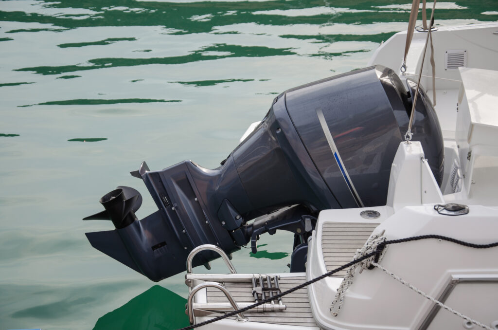 sailboat with outboard motor is considered